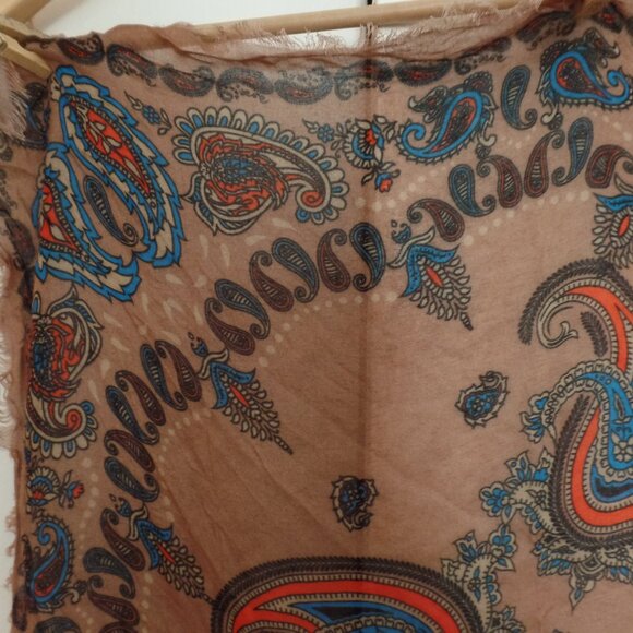 Free People Iconic Print Bandana Scarf Paisley - Picture 3 of 10